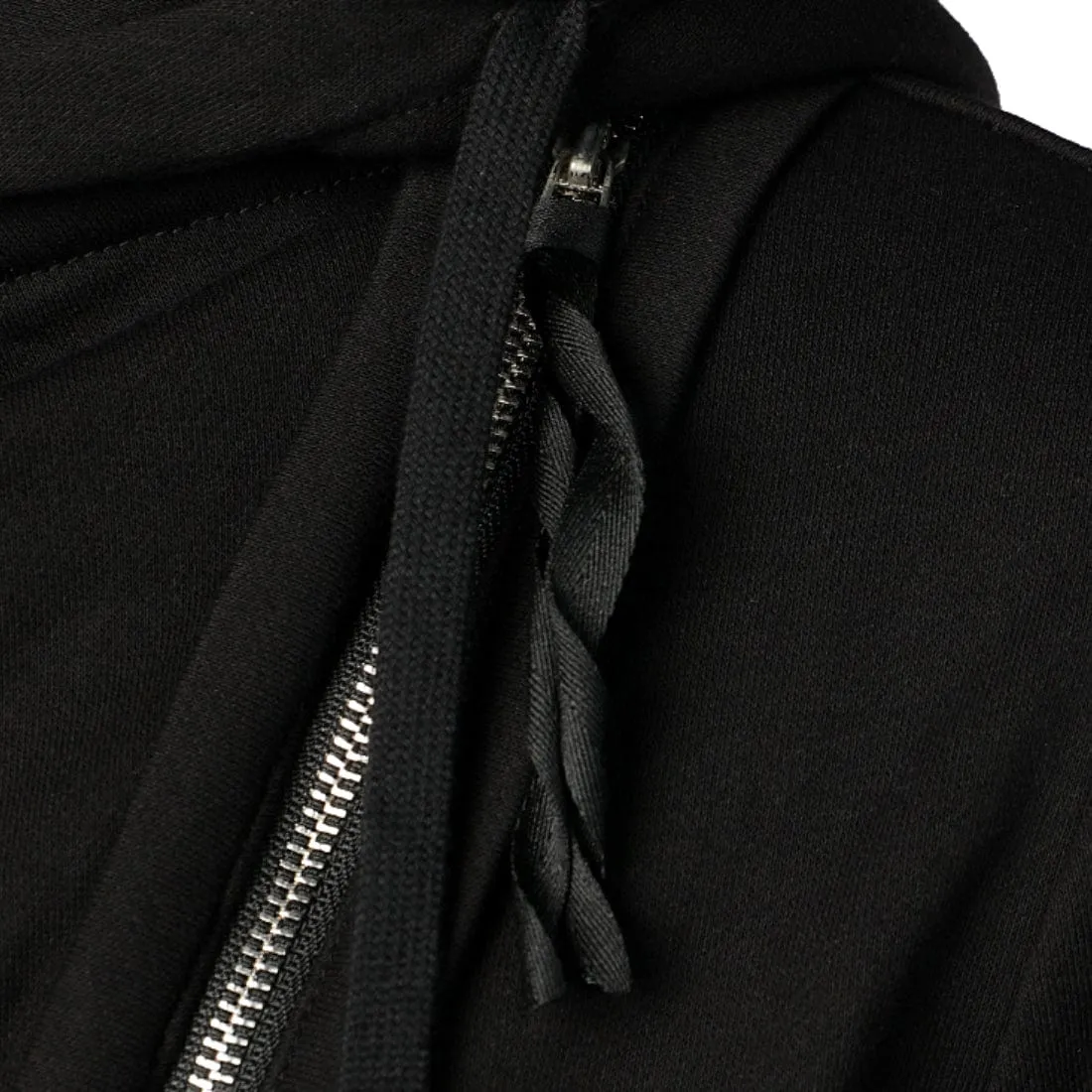 Men's Punk Irregular Splice Zipper Hoodies