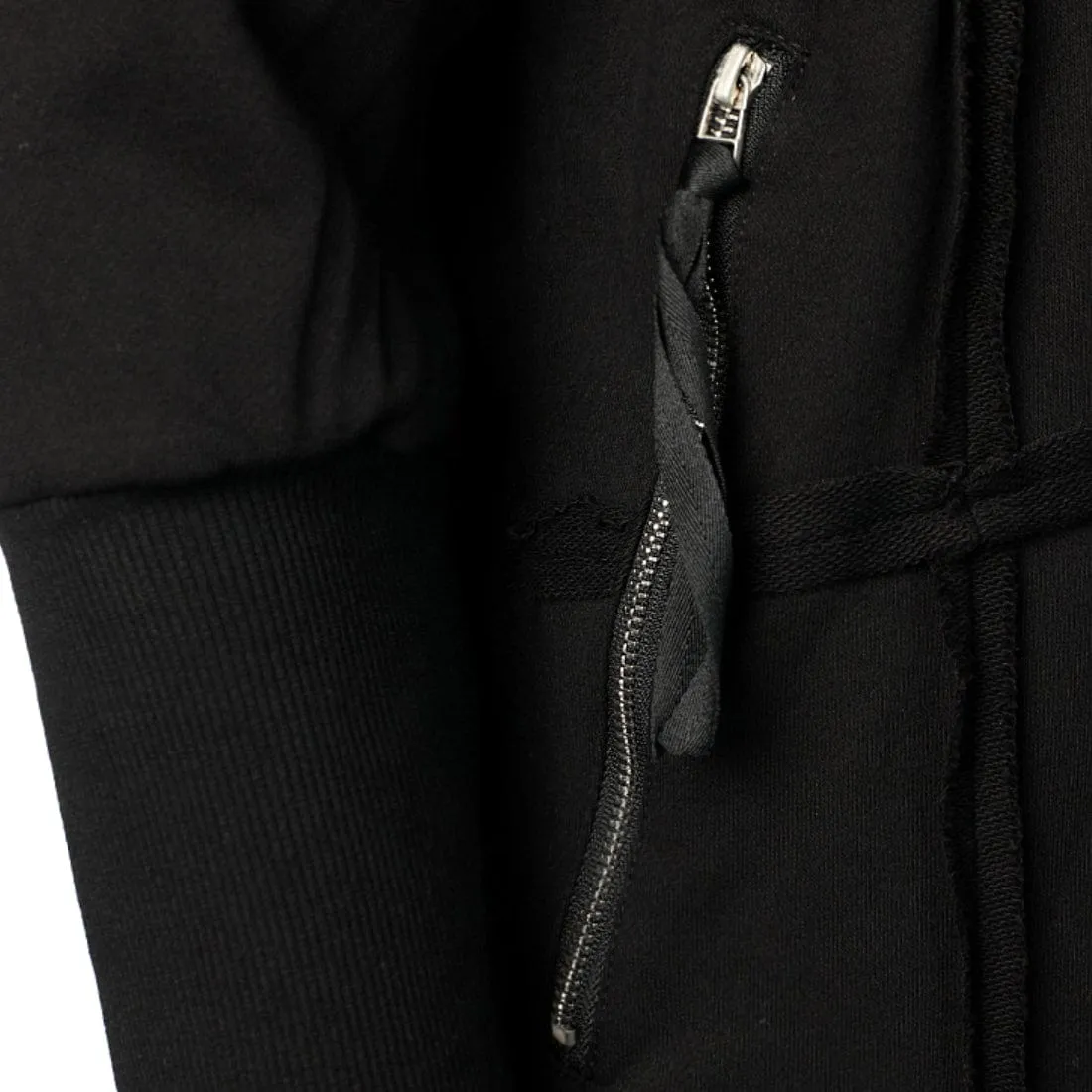 Men's Punk Irregular Splice Zipper Hoodies