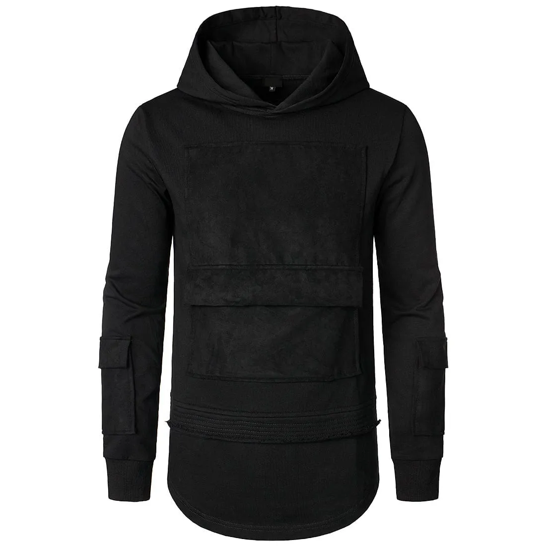 Men's Punk Multi-pocket Splice Hoodies