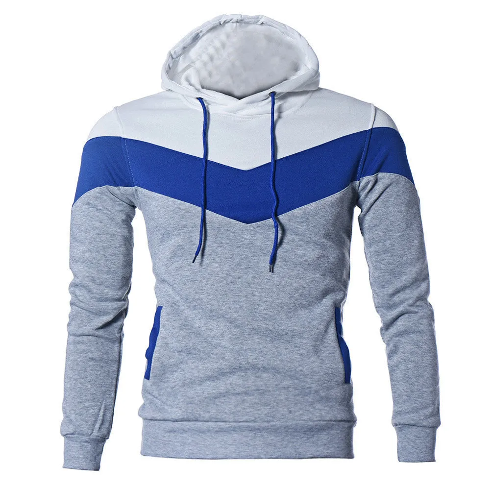 Men's Sportswear Slim Hoodies Warm Hooded Sweatshirt Sudaderas Hombre Chandal Hombre