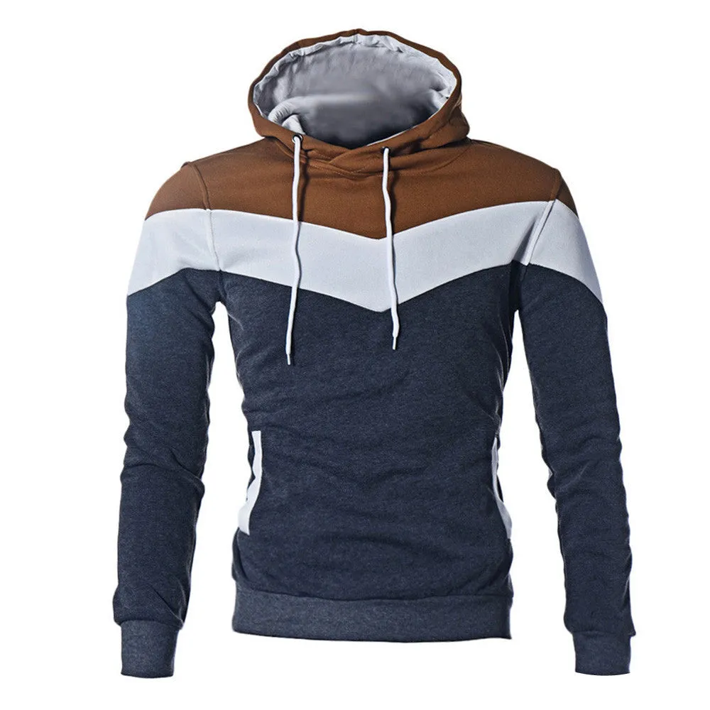 Men's Sportswear Slim Hoodies Warm Hooded Sweatshirt Sudaderas Hombre Chandal Hombre