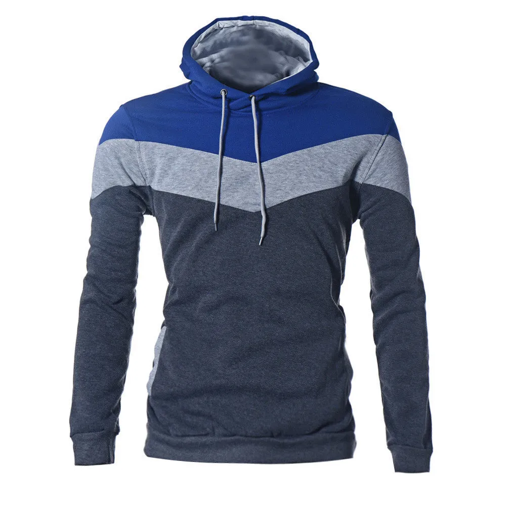 Men's Sportswear Slim Hoodies Warm Hooded Sweatshirt Sudaderas Hombre Chandal Hombre