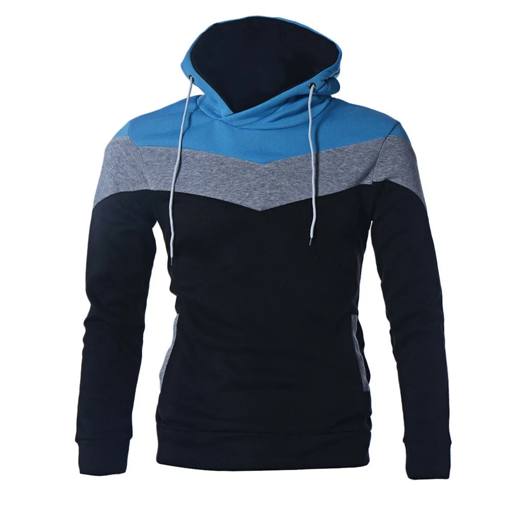 Men's Sportswear Slim Hoodies Warm Hooded Sweatshirt Sudaderas Hombre Chandal Hombre