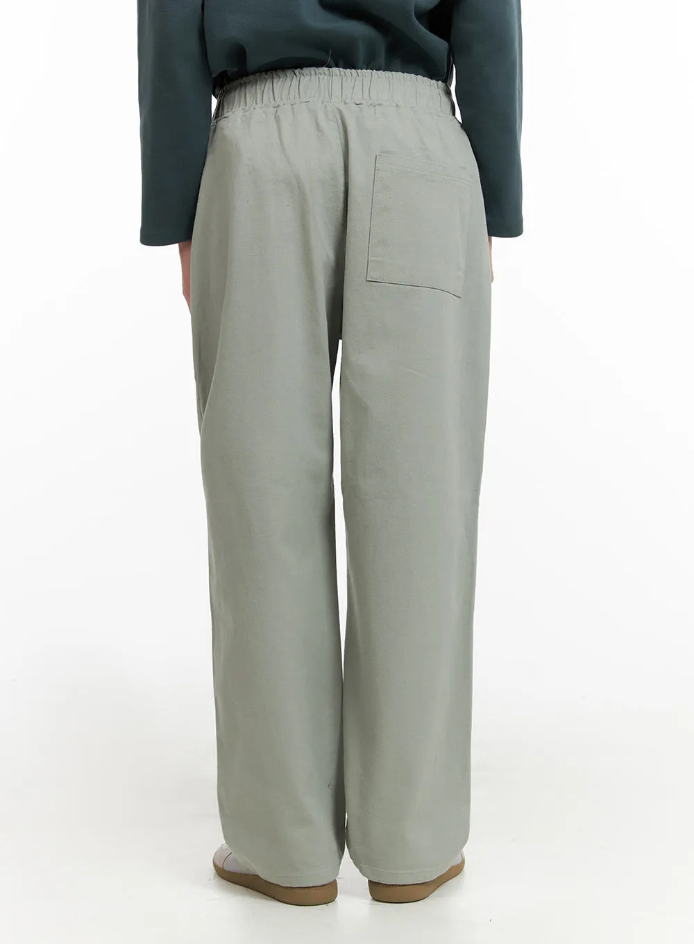 Men's Wide Leg Cotton Pants IA402