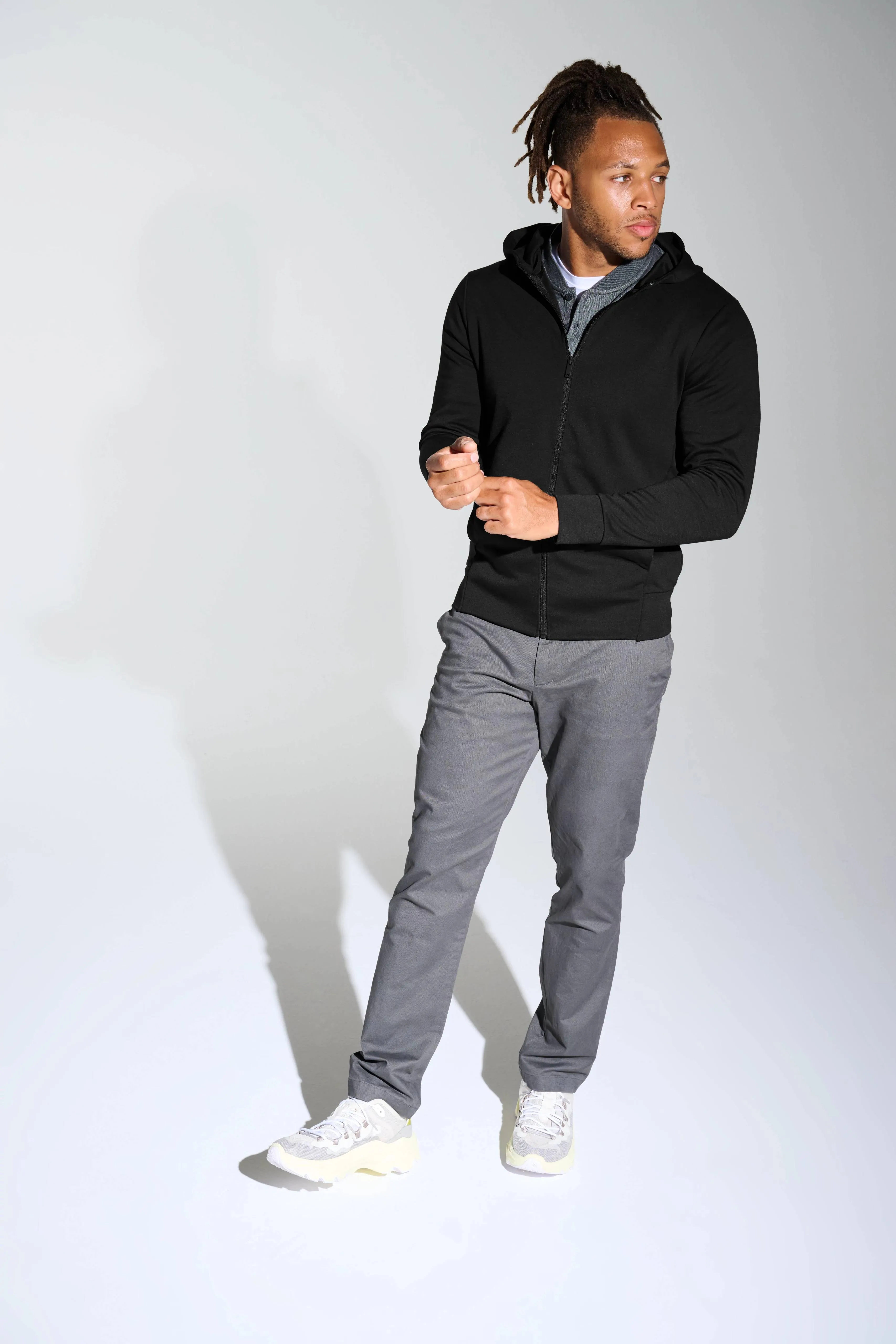 Mercer+Mettle Double-Knit Full-Zip Hoodie