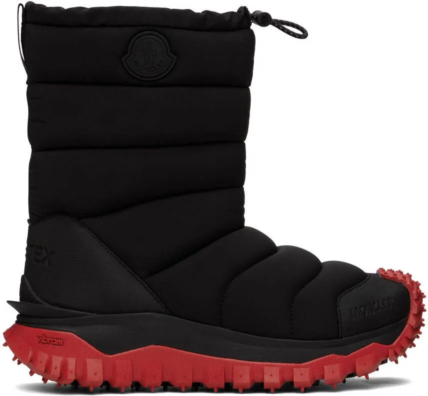 Moncler Black Trailgrip Après Boots