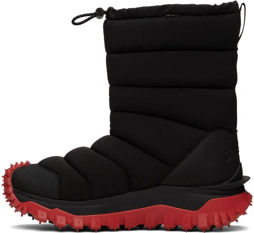 Moncler Black Trailgrip Après Boots