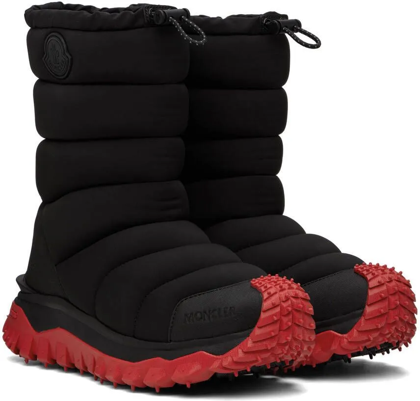 Moncler Black Trailgrip Après Boots