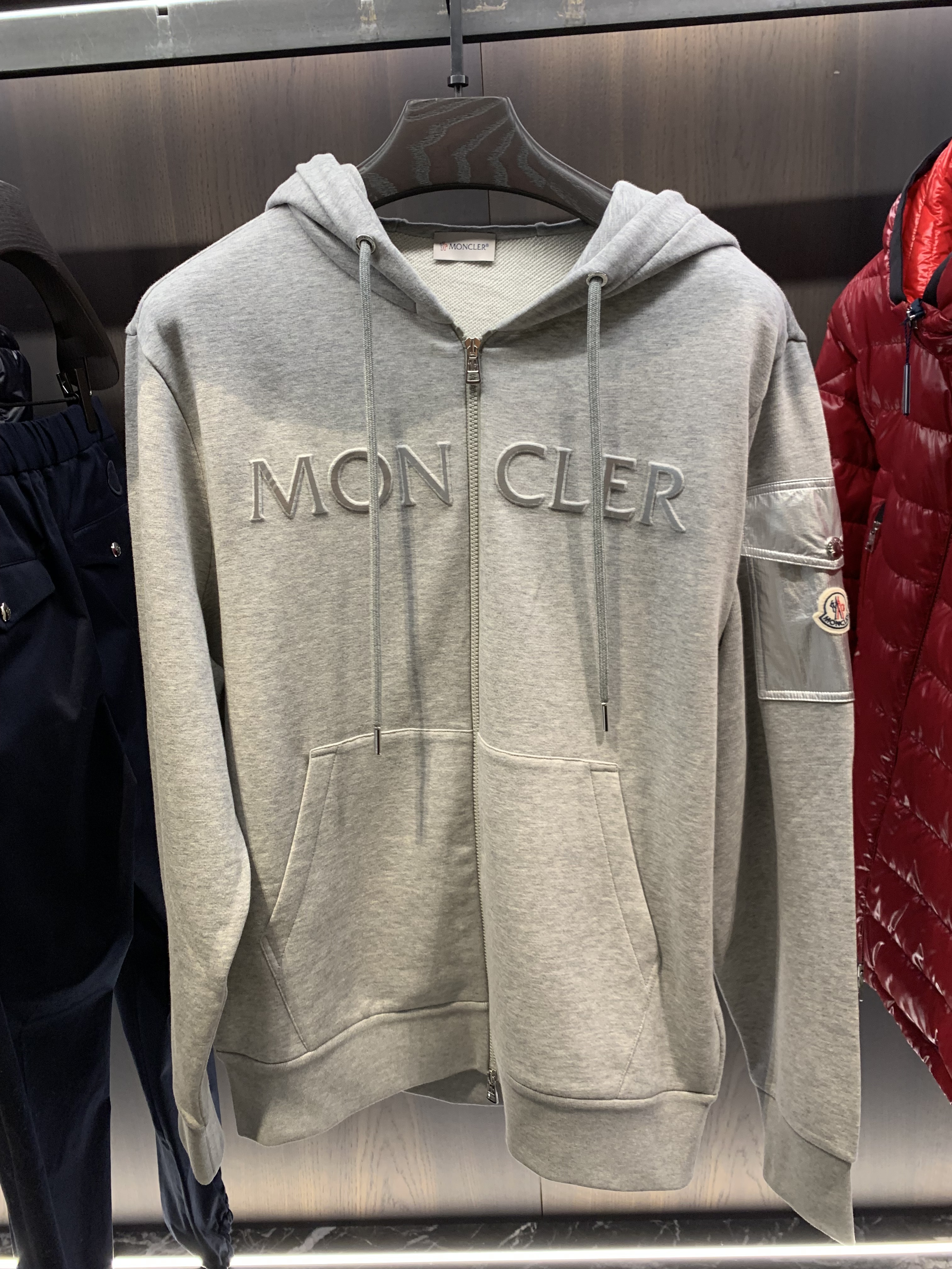 MONCLER  |Embossed Logo Hoodie