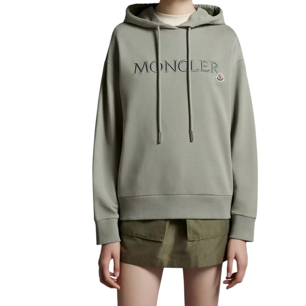 MONCLER  |Embroidered Logo Hoodie