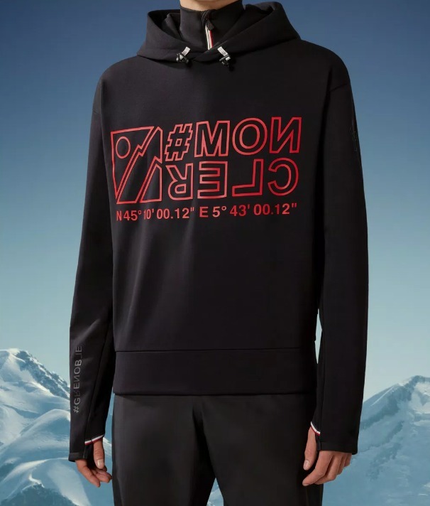 MONCLER  |Mountain Logo Hoodie