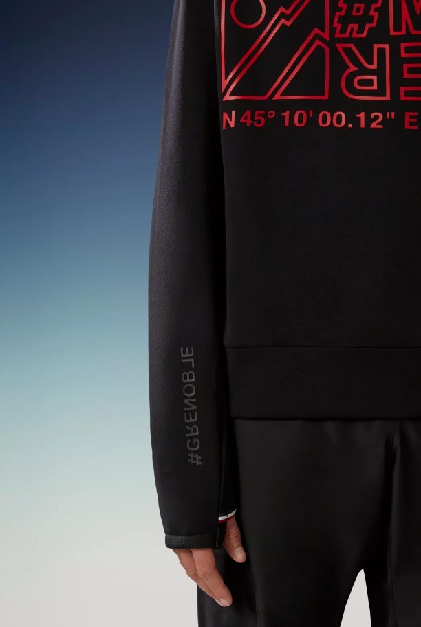 MONCLER  |Mountain Logo Hoodie