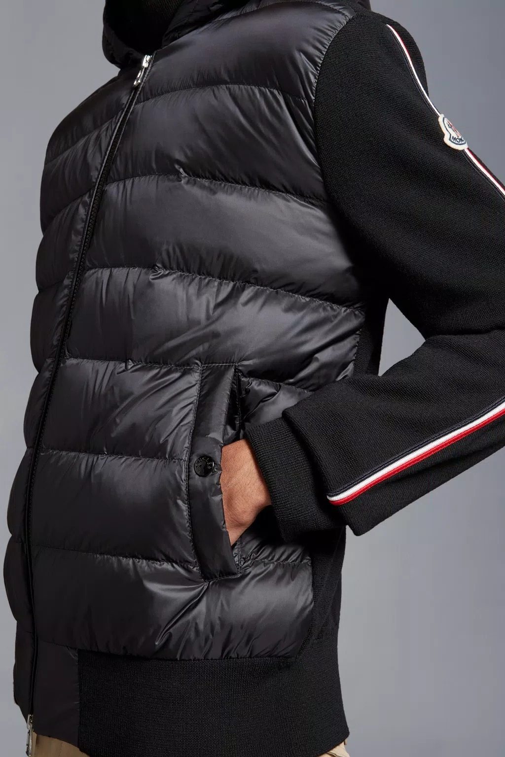 MONCLER  |Padded Wool Hoodie