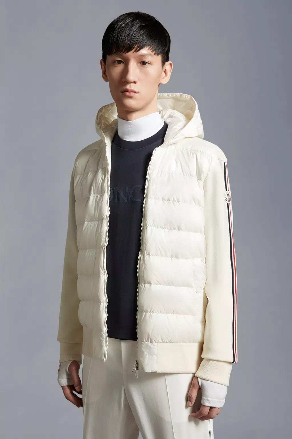 MONCLER  |Padded Wool Hoodie