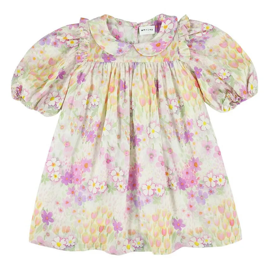 Morley Child Girl Uriella Dress Suzan Rose Pink Floral Print