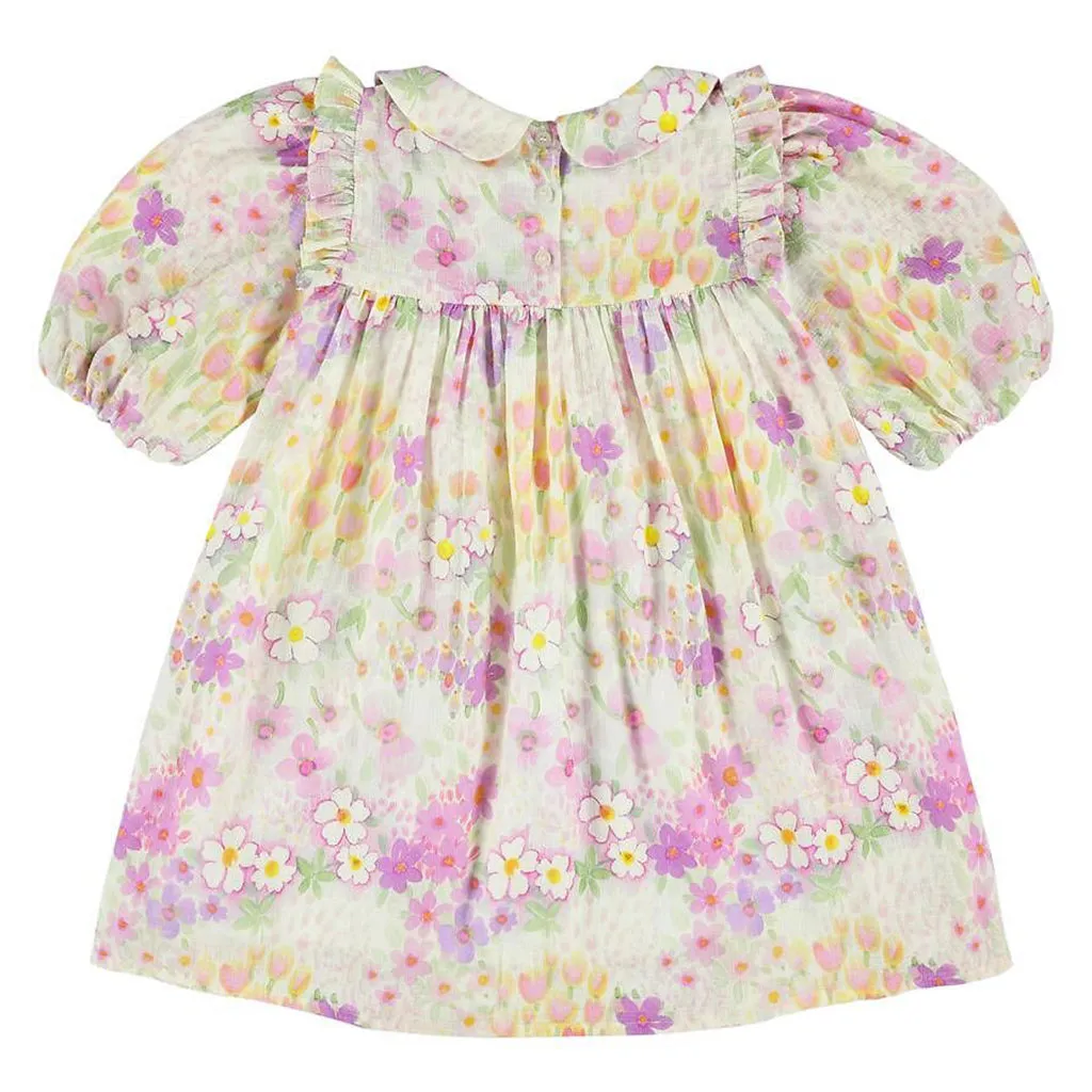 Morley Child Girl Uriella Dress Suzan Rose Pink Floral Print