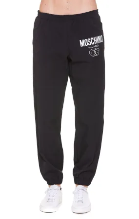 Moschino Logo-Print Elastic Trank Pants