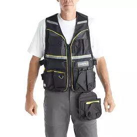 Multi Pocket Reflective Mesh Tool Vest