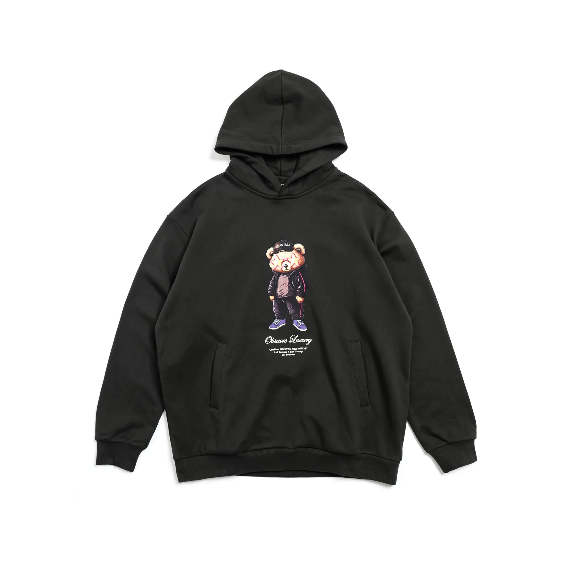 NU PHANTABEAR HOODIE-BLACK