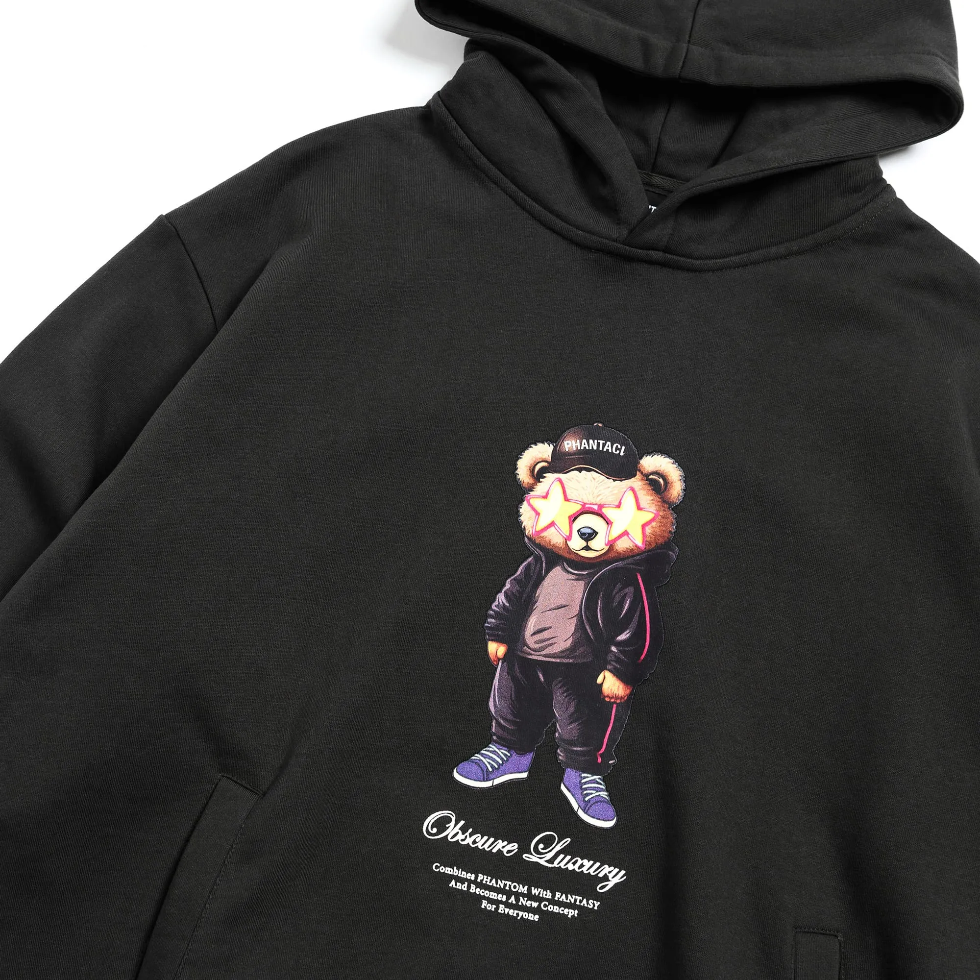 NU PHANTABEAR HOODIE-BLACK