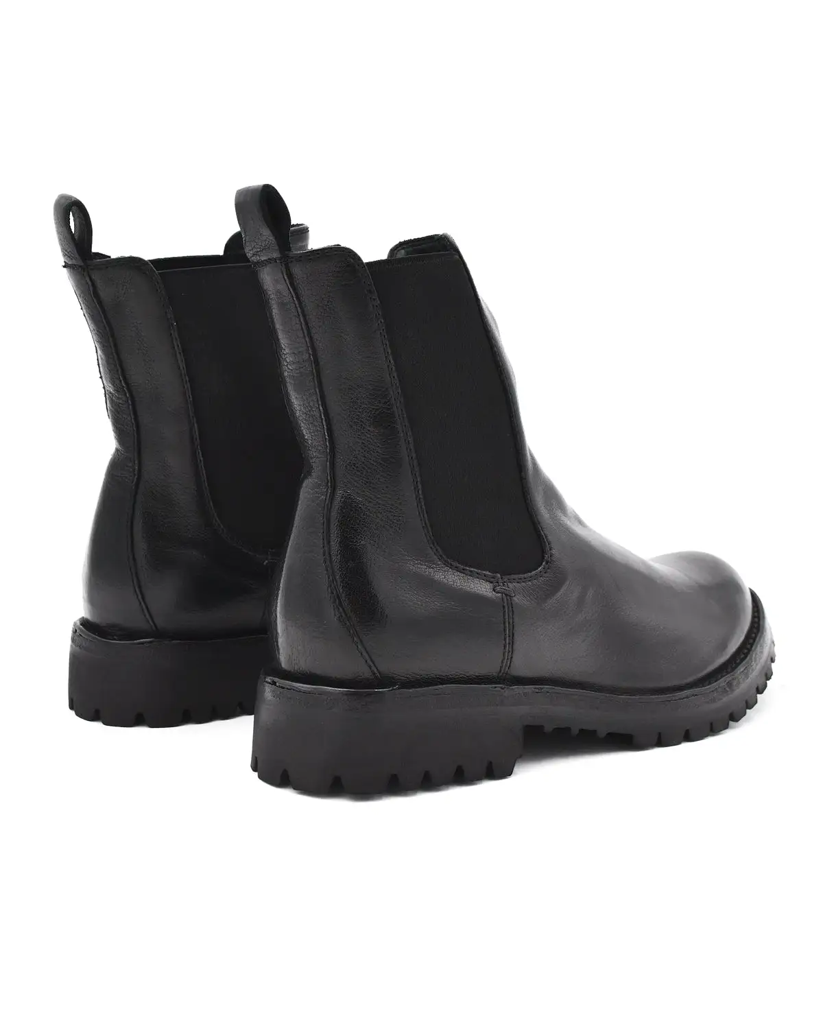 Officine Creative Loraine Black Lug Sole Chelsea Boot