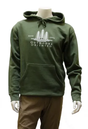 Outdoors Oriented Three Trees Hoodie - Unisex