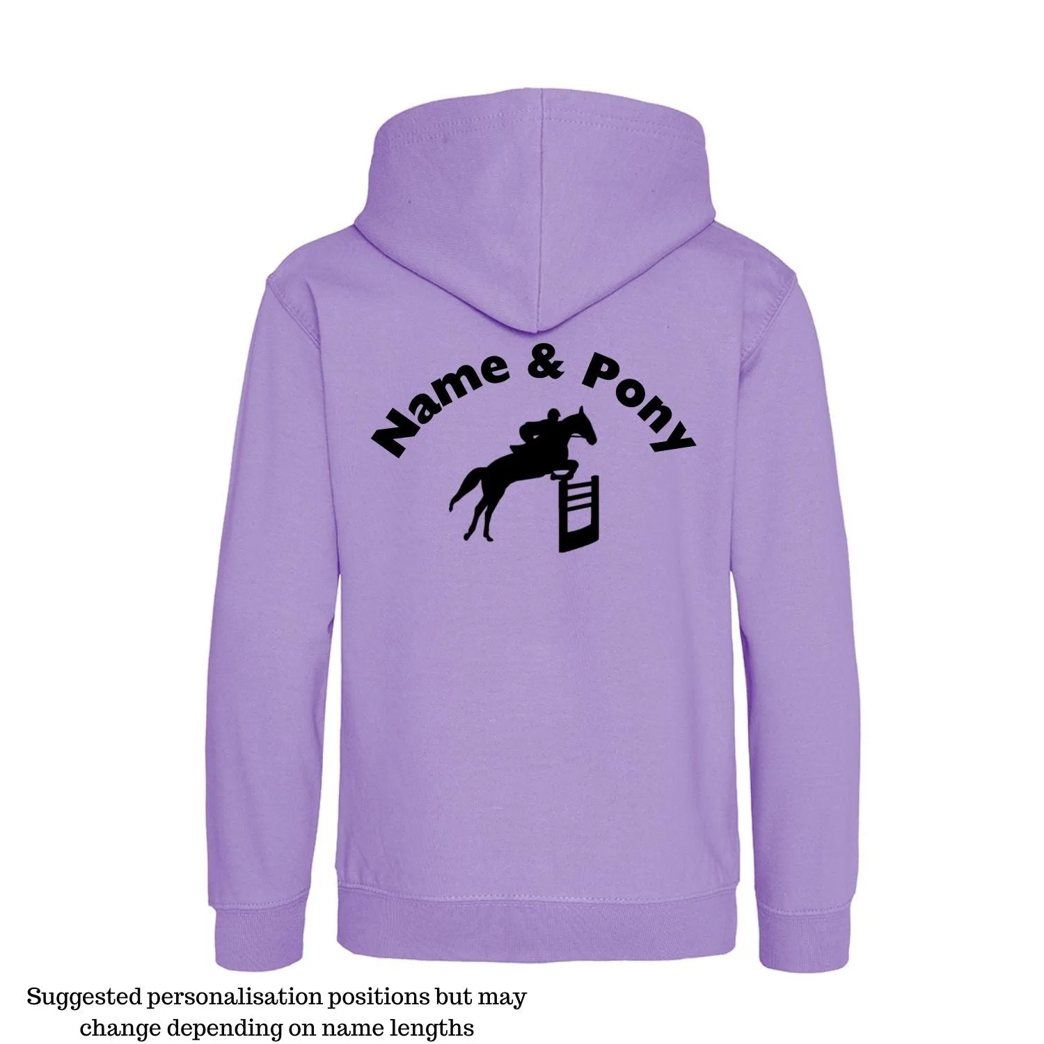 Personalised Cross-Neck Hoodie - Show Jumper Design