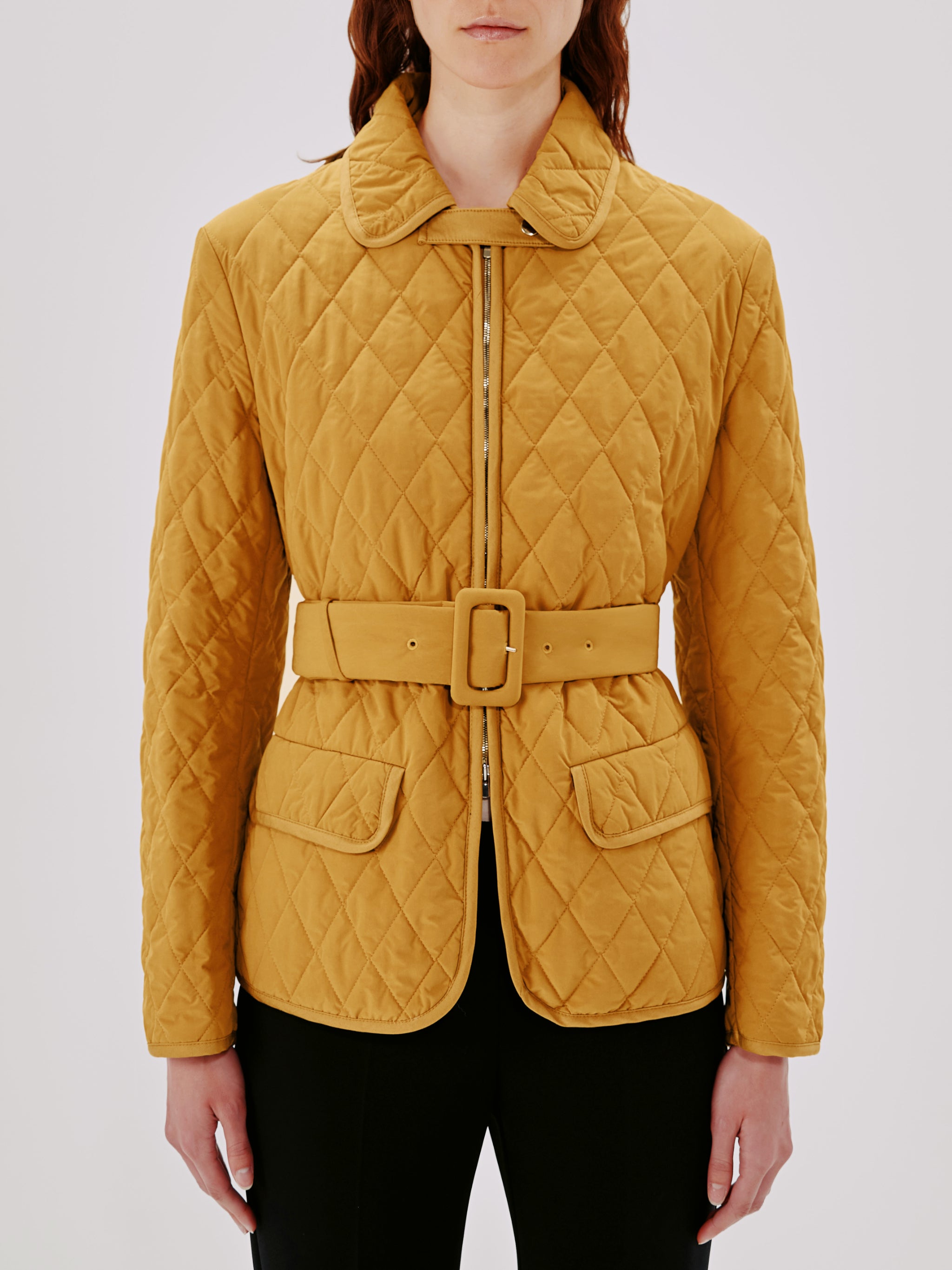 Quilted Belted Jacket