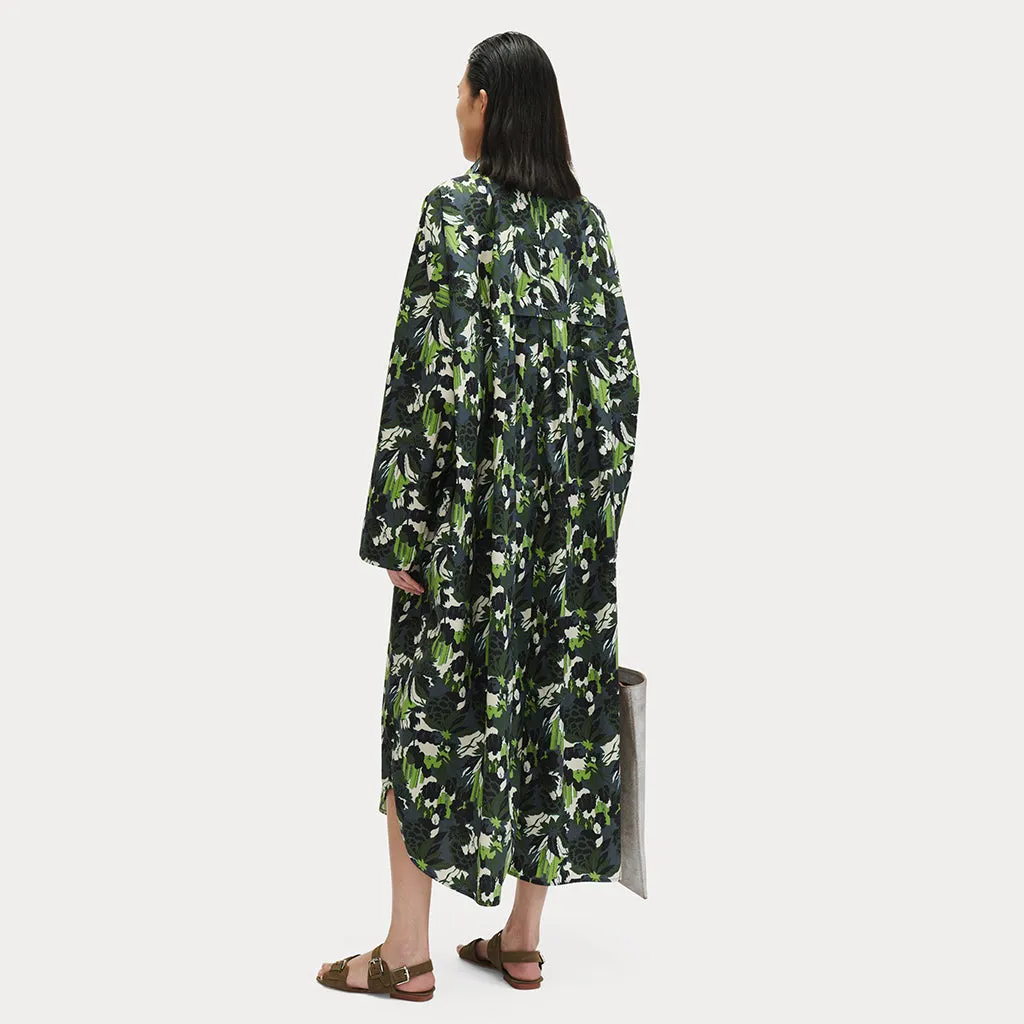 Rachel Comey Woman Naz Dress Forest Green Print