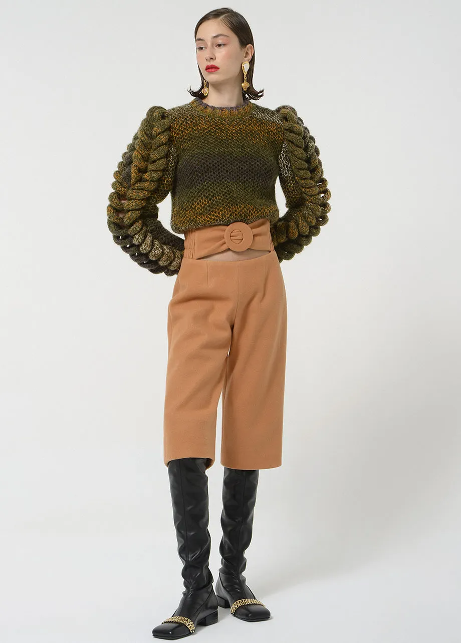 RADIANCE STATEMENT SLEEVES SWEATER