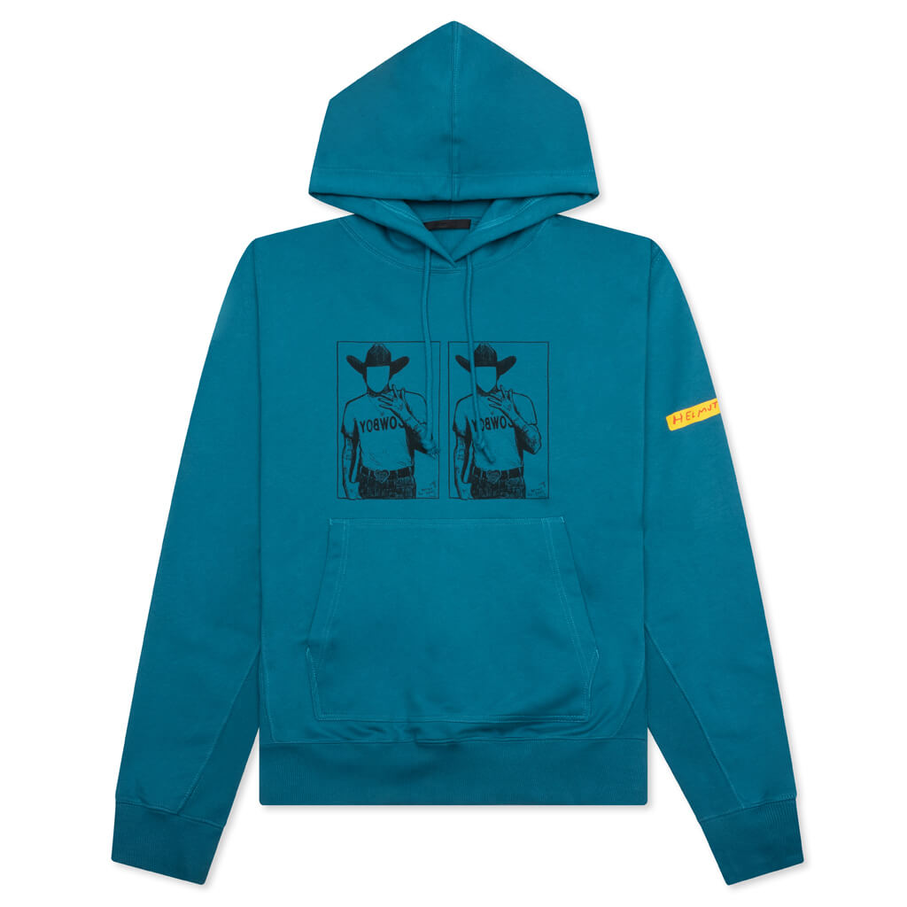 Scribble Logo Hoodie - River