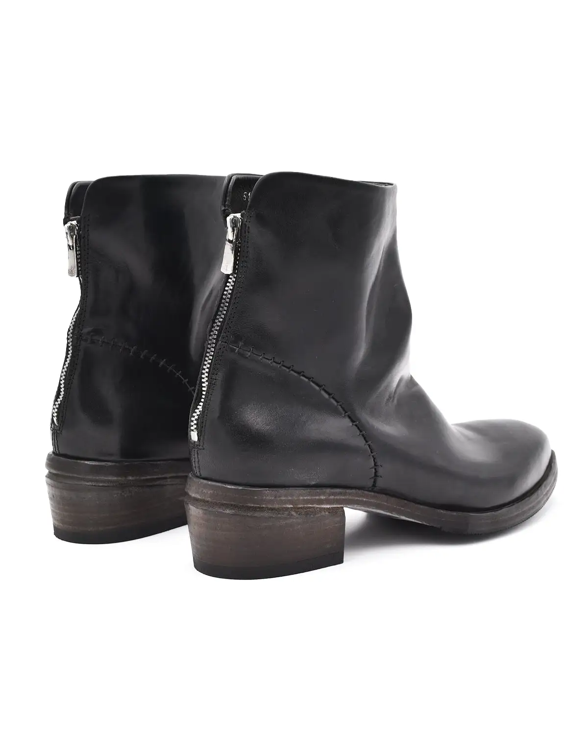 Shoto Black Point Toe Ankle Boot