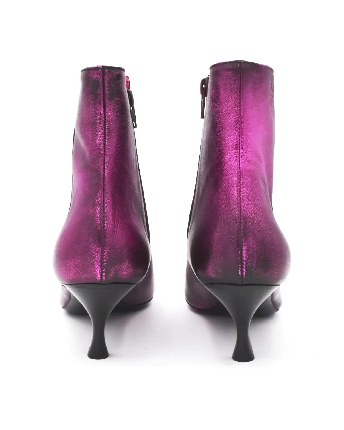 Strategia Pink Kitten Heel Boot