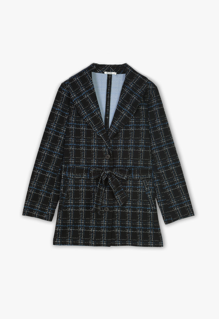 Striped Tartan Mutlicolored Coat