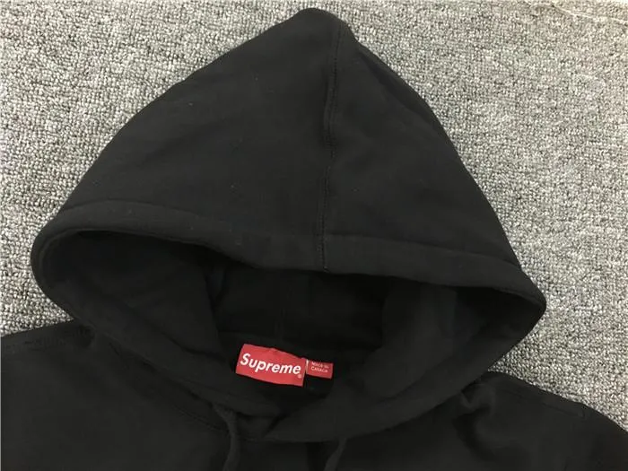 Supreme hoodie box logo sweatshirt -Black