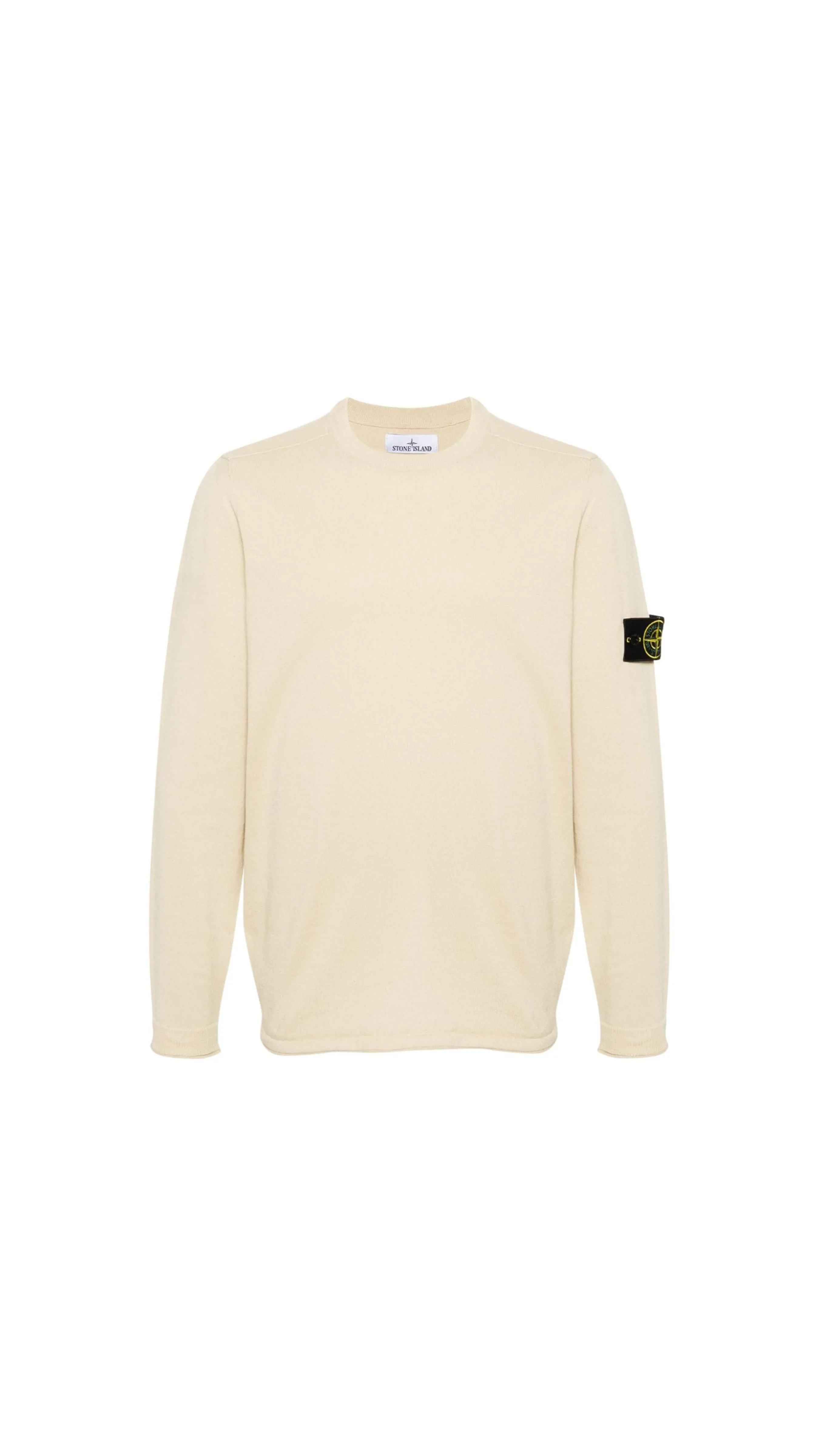 Sweater with Logo - Beige