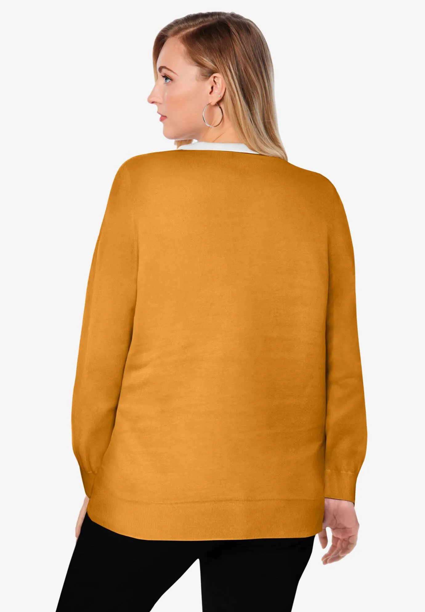 Tie-Neck Sweater