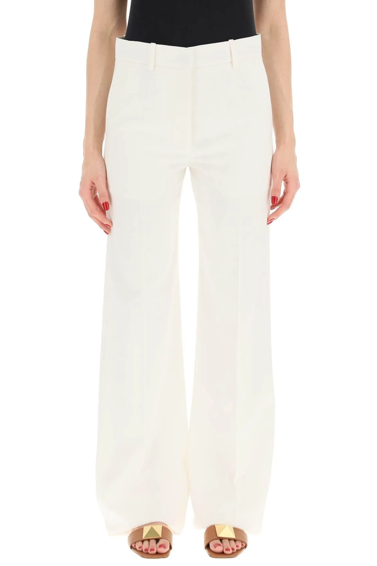 Valentino High Waist Wide Leg Pants