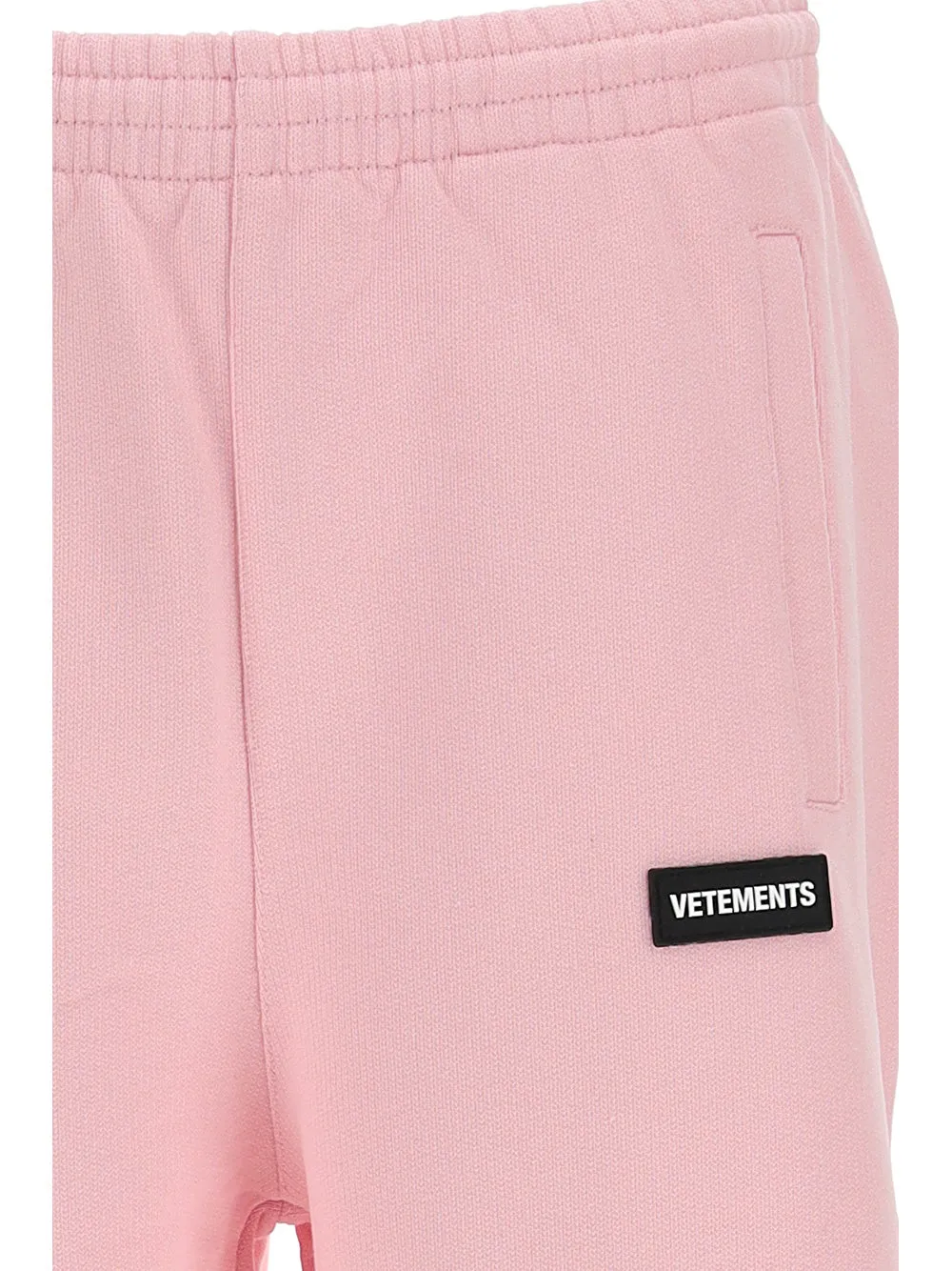 Vetements Logo Patch Straight-Leg Pants