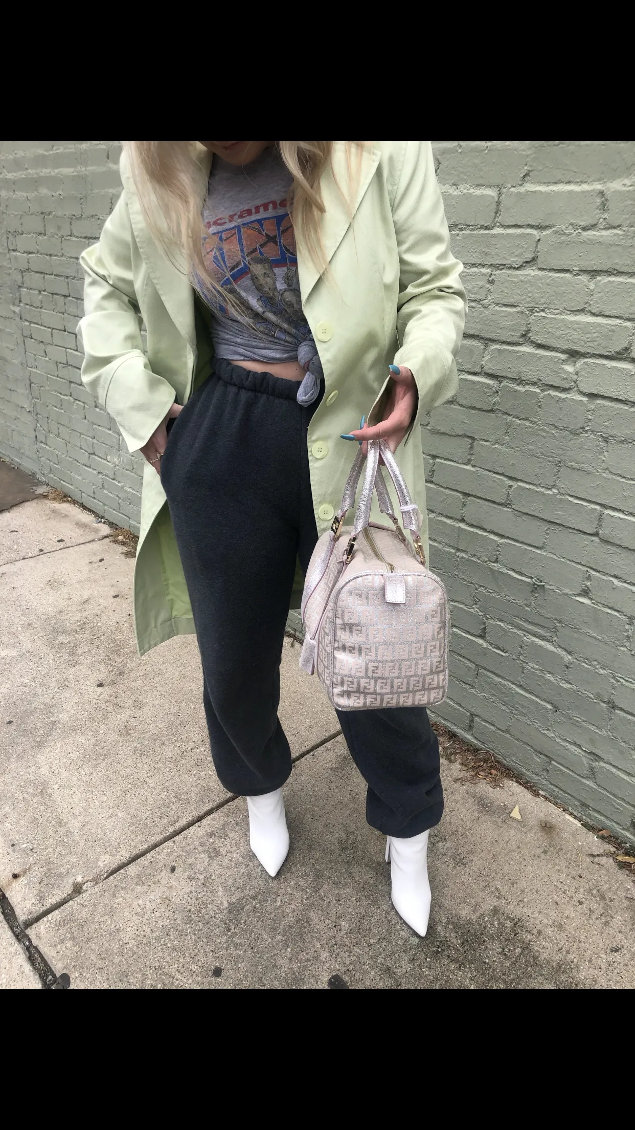 Vintage Reba trench coat