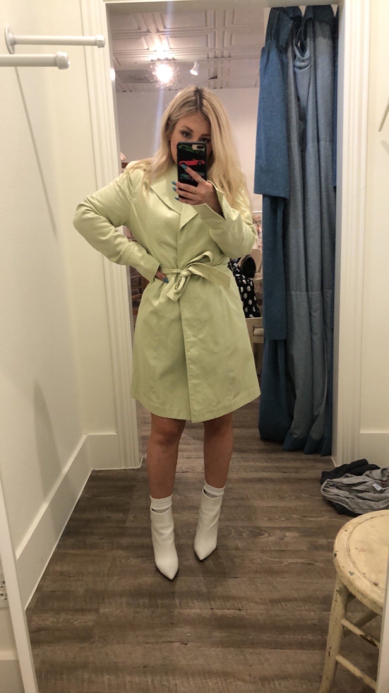 Vintage Reba trench coat