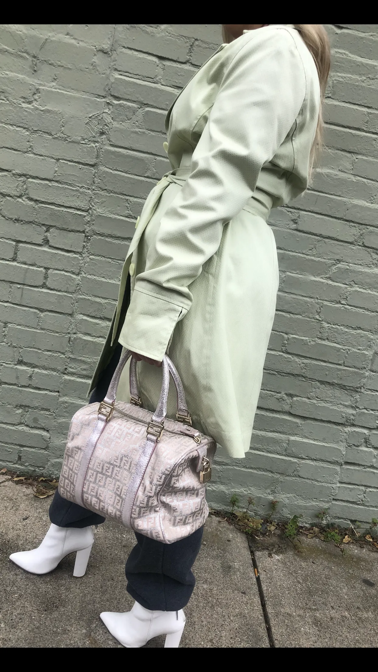 Vintage Reba trench coat