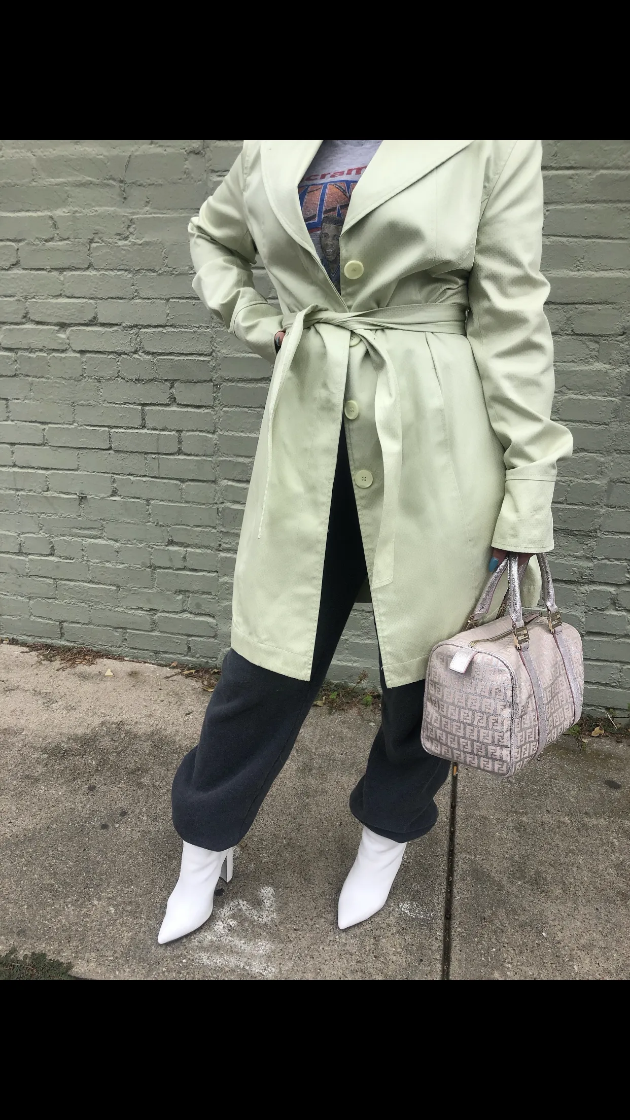 Vintage Reba trench coat