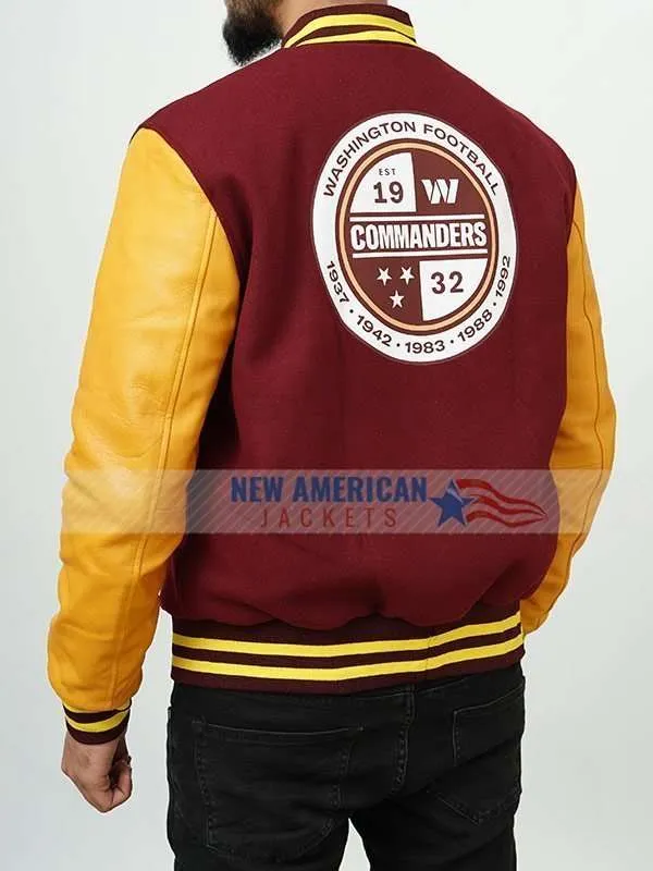 Washington Commanders Letterman Jacket - New American Jackets