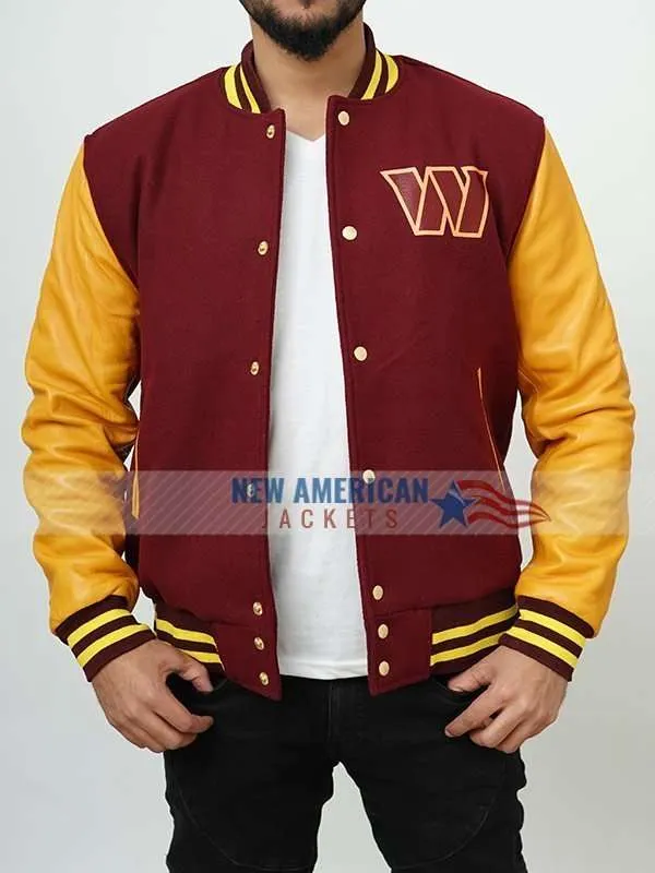 Washington Commanders Letterman Jacket - New American Jackets