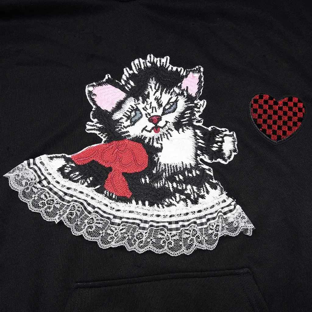 Women's Grunge Cute Cat Loose Hoodies