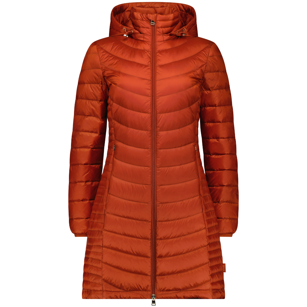 Womens Judy Packable Coat - Intense Rust