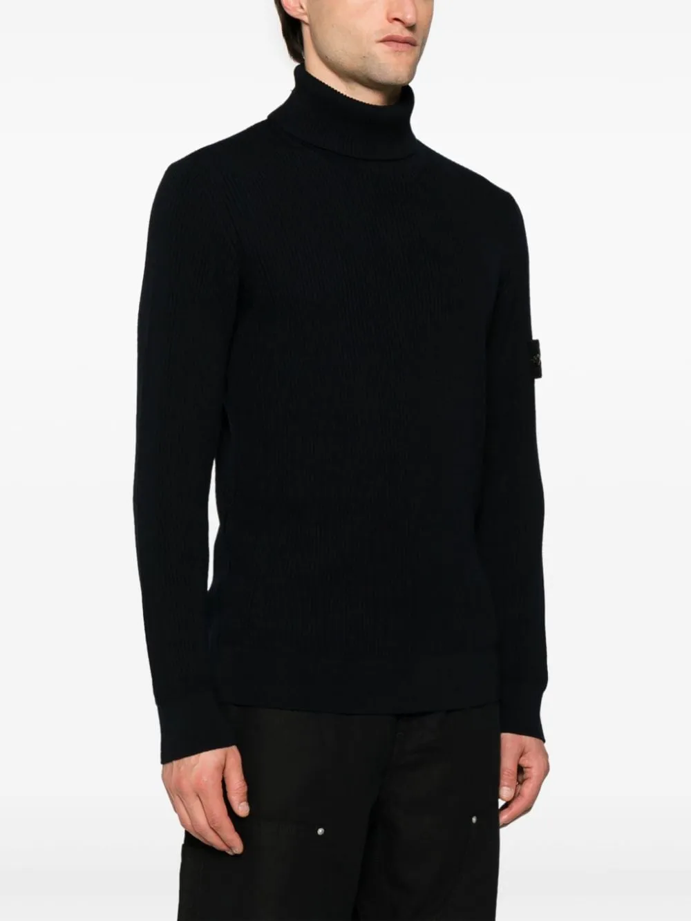 WOOL HIGH-NECK SWEATER